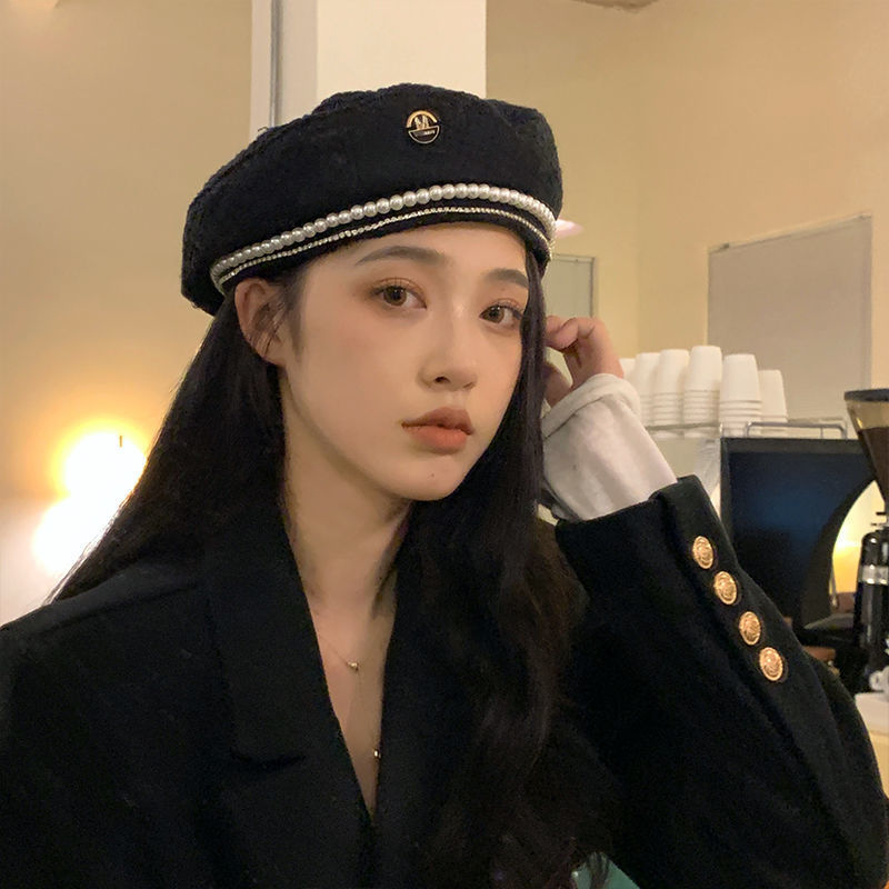 W102 Winter Beret, Chain, Pear - Beret French Wool ulasan dan harga