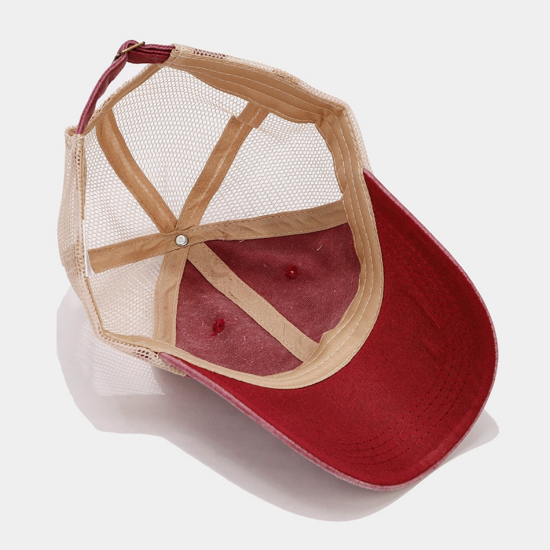Vintage Washed Denim Mesh Back - Trucker Cap Mesh ulasan dan harga
