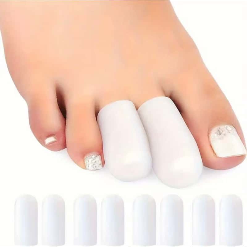 2 Breathable Silicone Toe Caps - Running Cap Lightweight ulasan dan harga