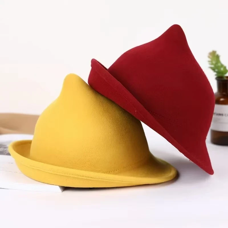 Fashionable Witch 100% Wool Po - Fedora Hat Wool ulasan dan harga