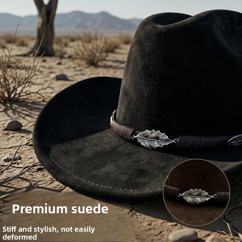 Western Cowboy Style Panama Wo - Fedora Hat Wool ulasan dan harga