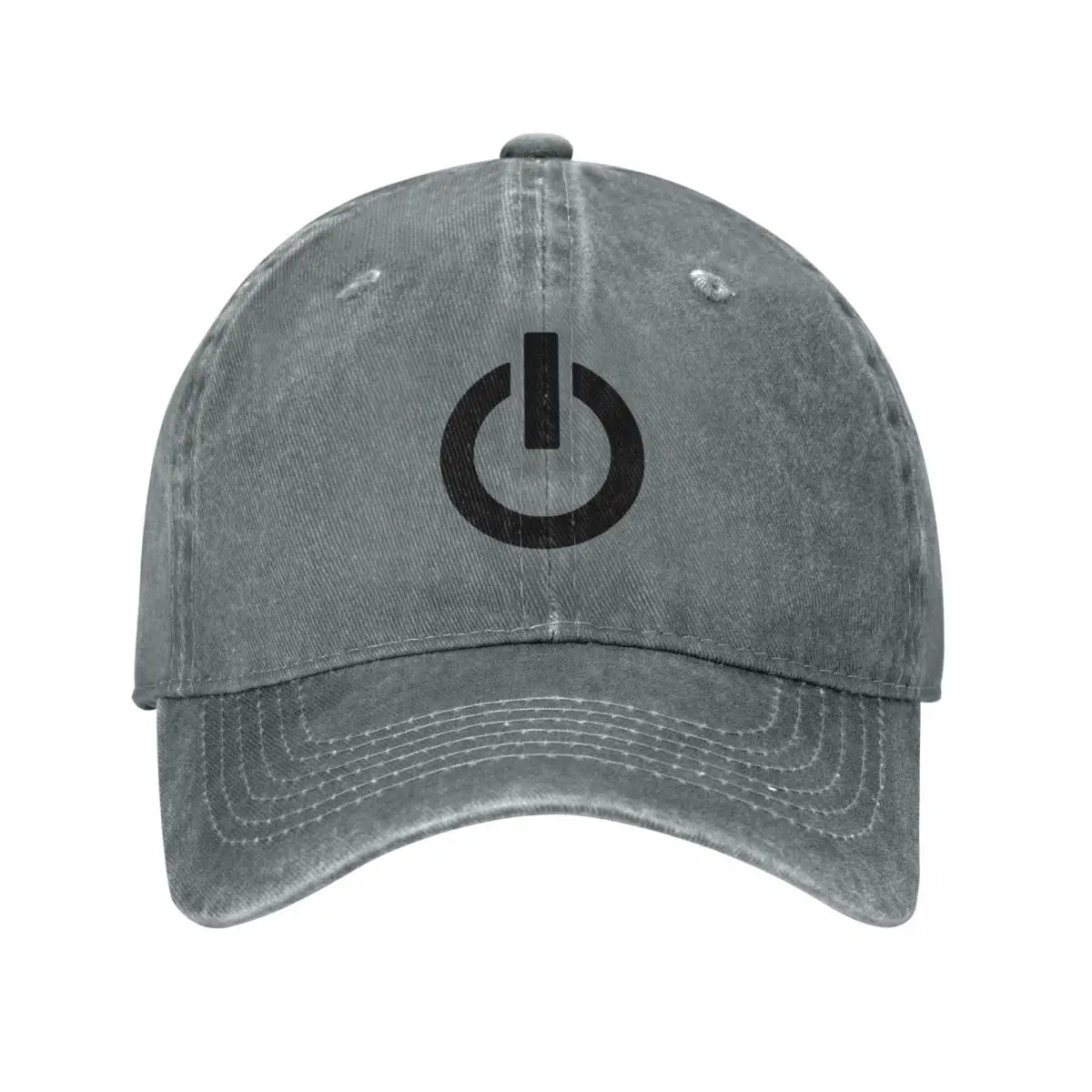 Power Button (black) Baseball  - Golf Cap Dad ulasan dan harga