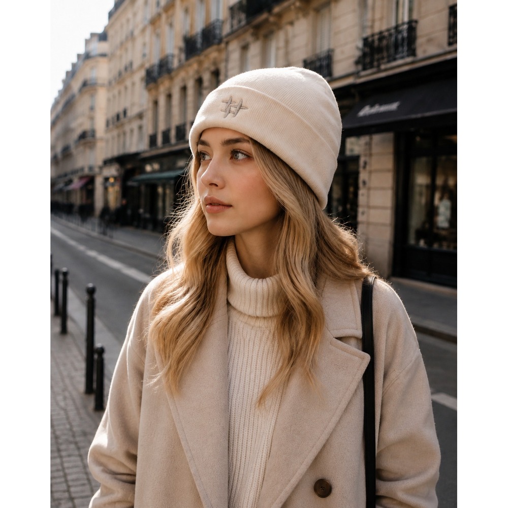 Women Winter Knit Beanie Hat w - Beanie Cuffed Knit ulasan dan harga