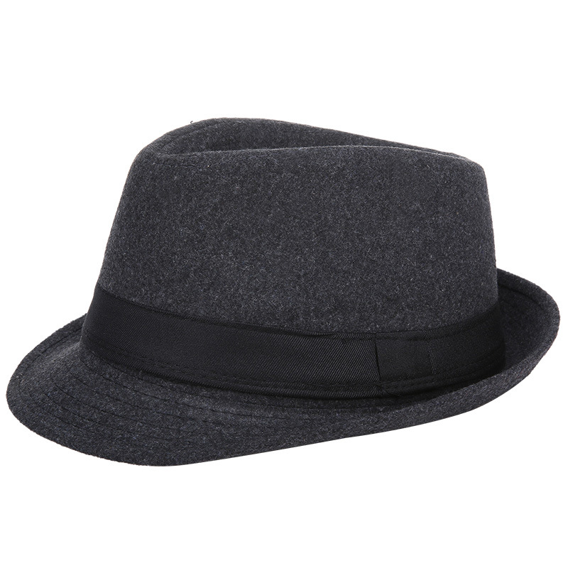 Autumn Winter Warm Wool Small  - Fedora Hat Wool ulasan dan harga