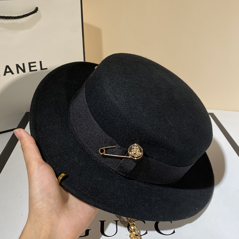 USPOP New Winter Hats Women Bl - Fedora Hat Wool ulasan dan harga