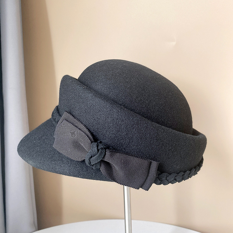 French Dress Beret Winter Hat  - Beret French Wool ulasan dan harga