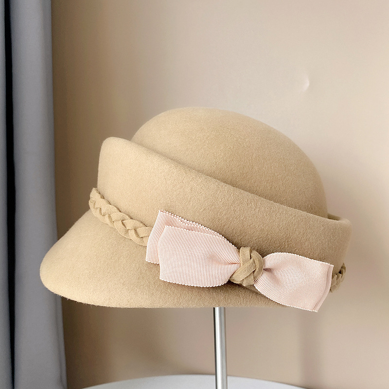 French Dress Beret Winter Hat  - Beret French Wool ulasan dan harga