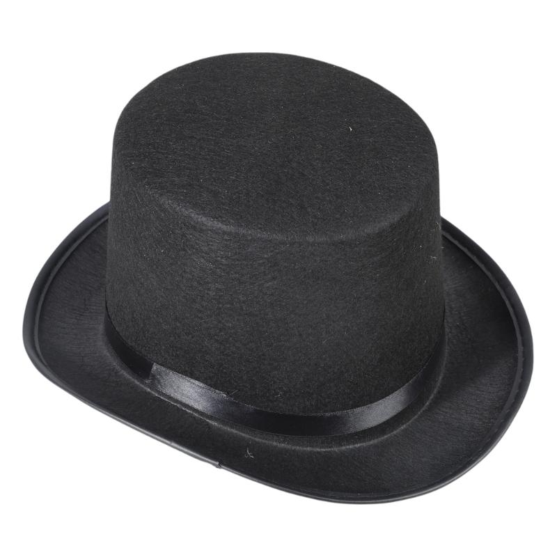 Retro Top Hat Magician Costume - Fedora Hat Wool ulasan dan harga