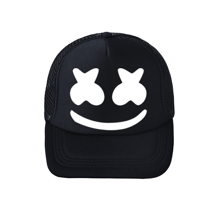 DJ Hip Pop Hat Marshmello Cosp - Trucker Cap Mesh ulasan dan harga