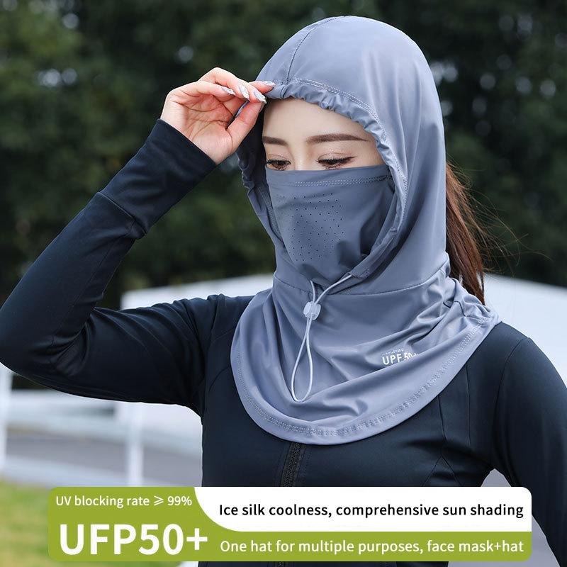 Ice Silk Sun Hat Women UV Prot - Sun Hat Wide Brim ulasan dan harga