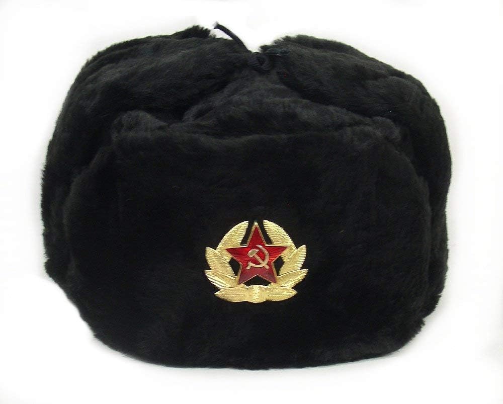 Russian Hat Soviet Army Milita - Trapper Hat Ear Flap ulasan dan harga