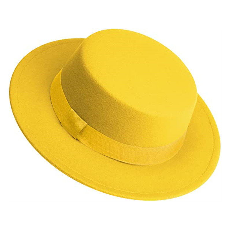 Men Women White Fedora Hat Fla - Fedora Hat Wool ulasan dan harga