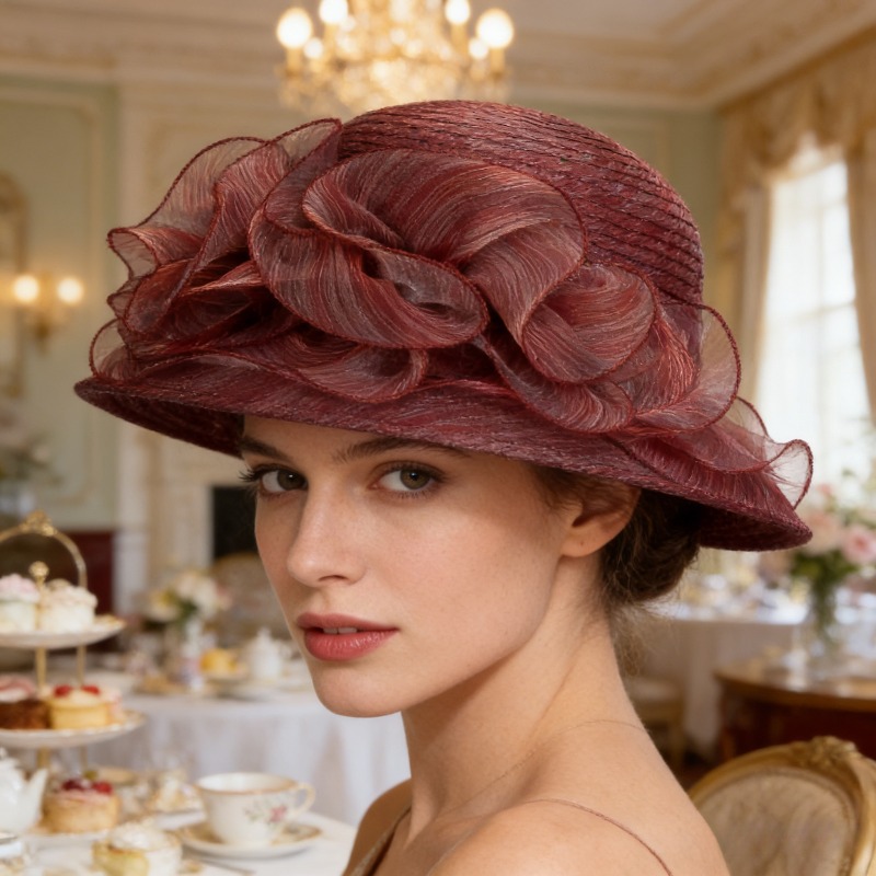 Women's Transparent Gauze Sun  - Sun Hat Wide Brim ulasan dan harga