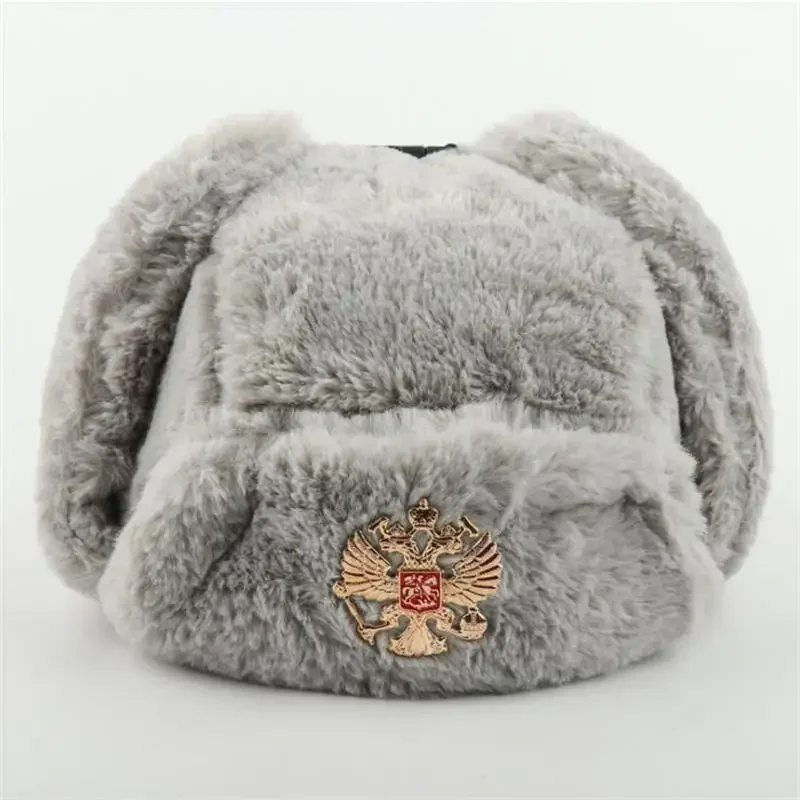 Soviet Badge Ushanka Men&Women - Trapper Hat Ear Flap ulasan dan harga