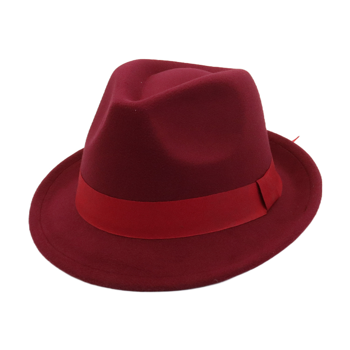 Unisex Wide Brim Wool Felt Cow - Fedora Hat Wool ulasan dan harga