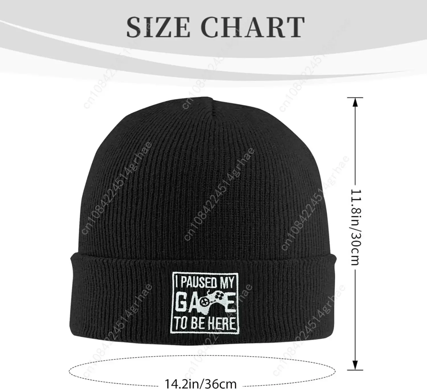 Fish Embroidery Beanie Hat Win - Beanie Cuffed Knit ulasan dan harga