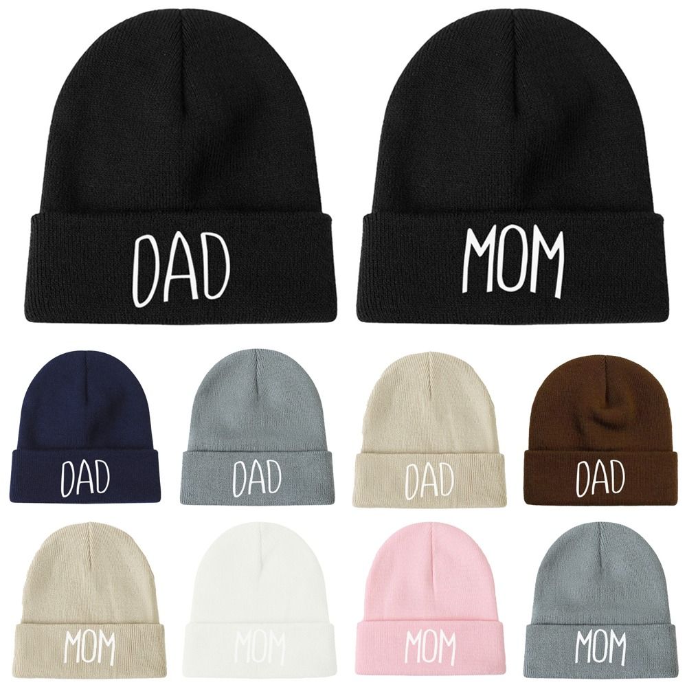 Stretch Cuffed MOM DAD Knit Be - Beanie Cuffed Knit ulasan dan harga