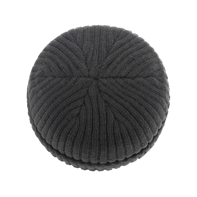 Beanie Men Slouchy Knit Skull  - Beanie Cuffed Knit ulasan dan harga