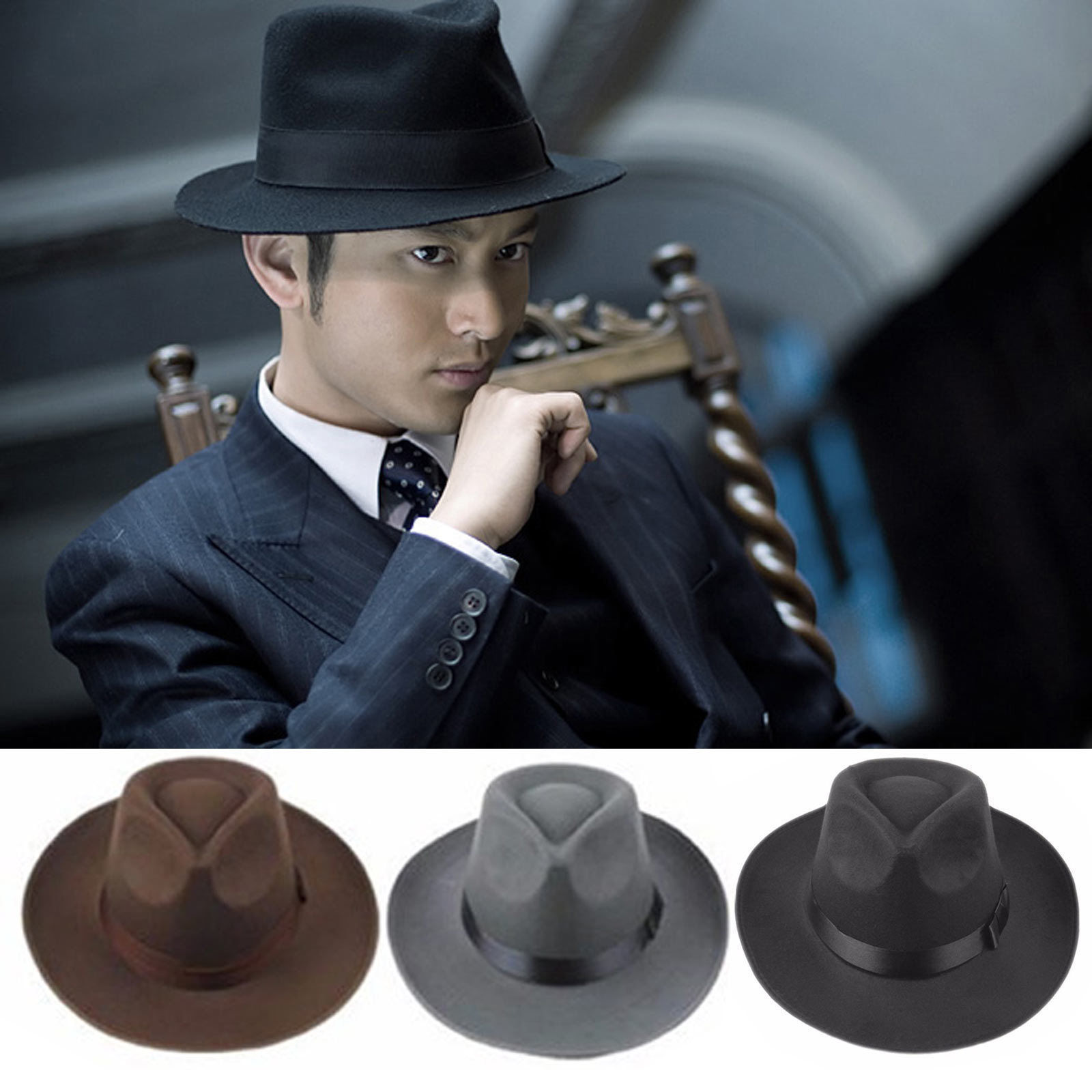 Newest Arrival Unisex Adult Fe - Fedora Hat Wool ulasan dan harga