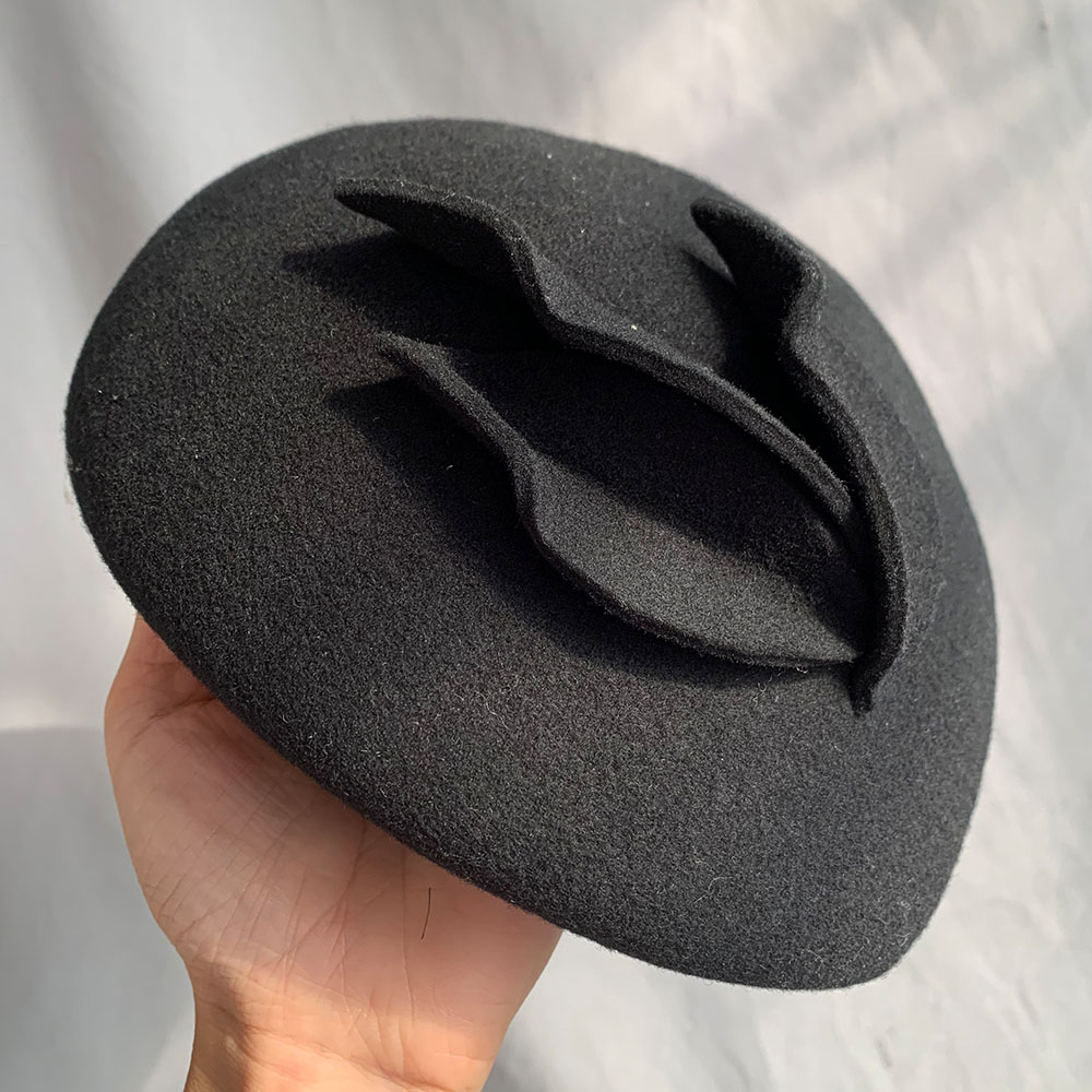 French Style Fascinator Hats T - Beret French Wool ulasan dan harga