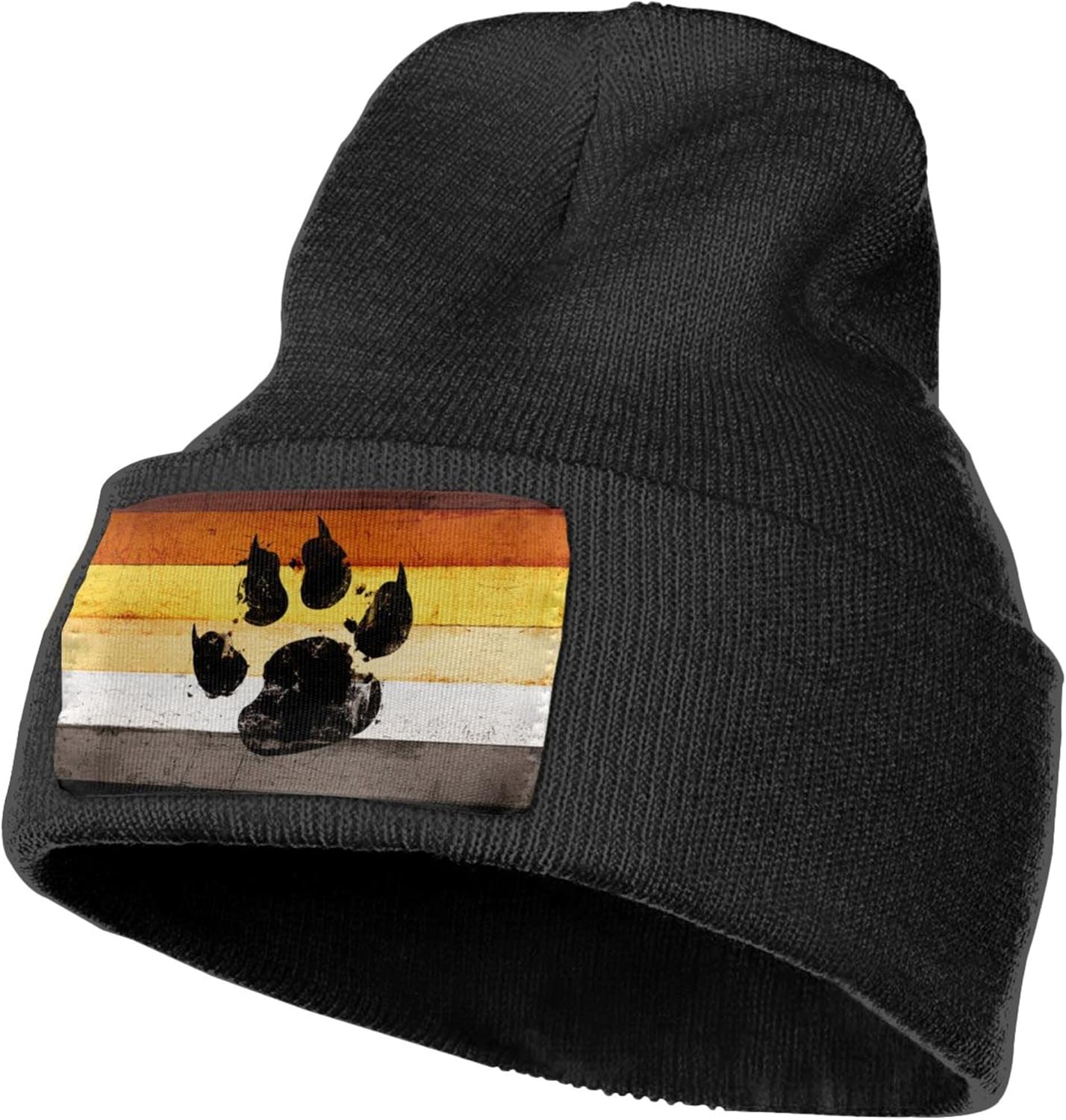 Gay Flag Bear paw LGBT Knit Be - Beanie Cuffed Knit ulasan dan harga