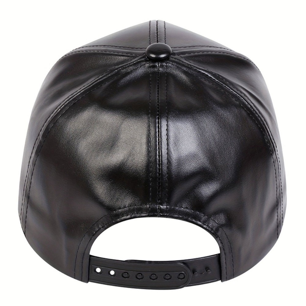 Fashion PU Solid Baseball Cap  - Baseball Cap Structured ulasan dan harga