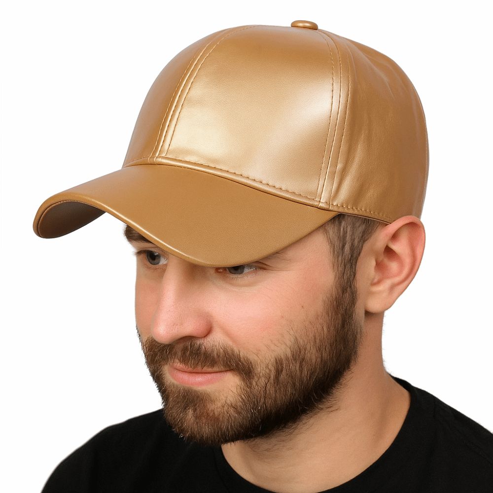Fashion PU Solid Baseball Cap  - Baseball Cap Structured ulasan dan harga