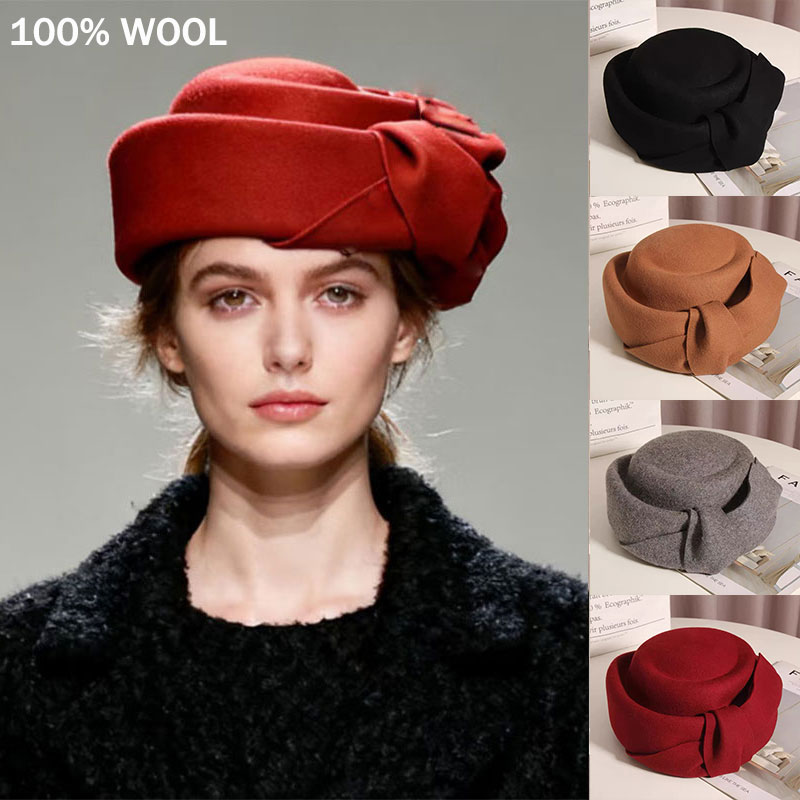 New Classic Wool Felt Beret Wo - Beret French Wool ulasan dan harga