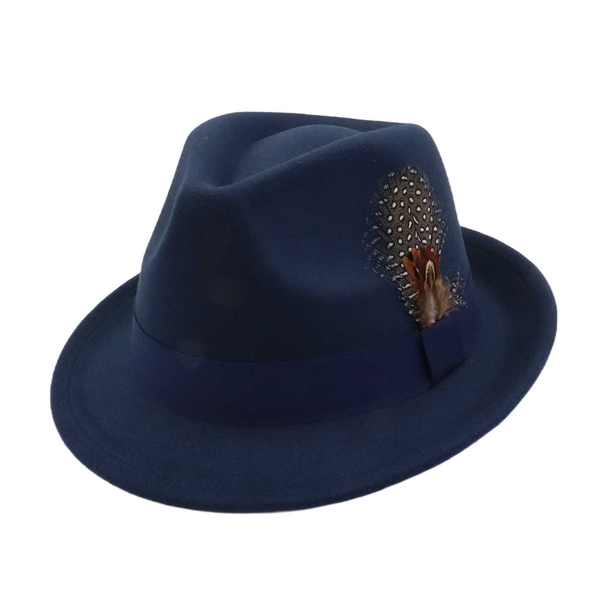 Unisex Autumn Winter Vintage W - Fedora Hat Wool ulasan dan harga