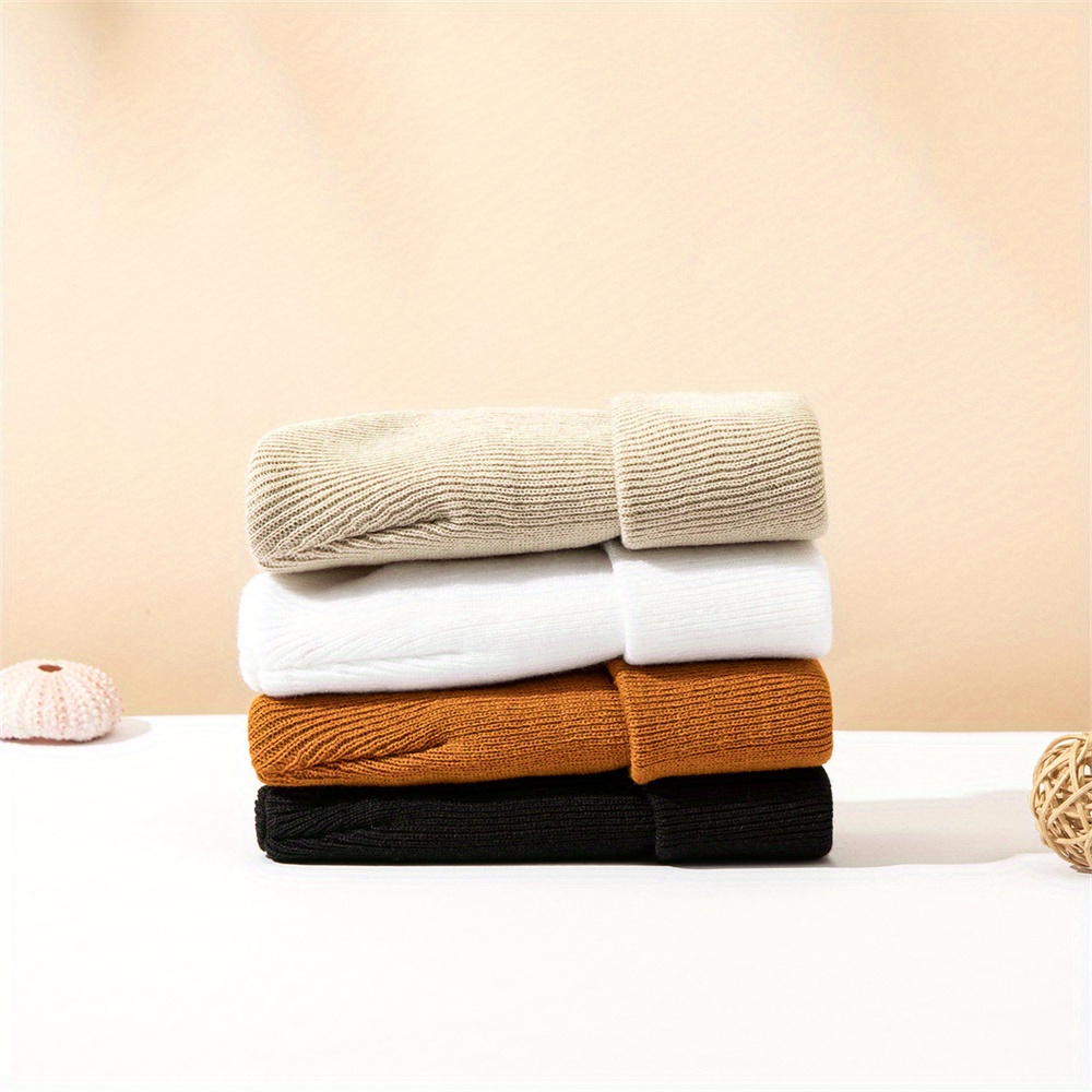 4pcs Baby Hat Knit Cuffed Bean - Beanie Cuffed Knit ulasan dan harga