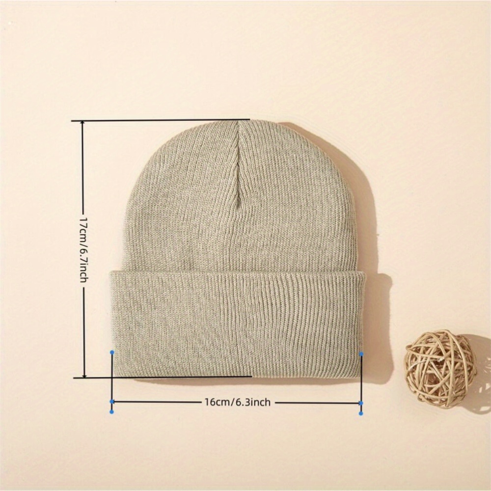 4pcs Baby Hat Knit Cuffed Bean - Beanie Cuffed Knit ulasan dan harga
