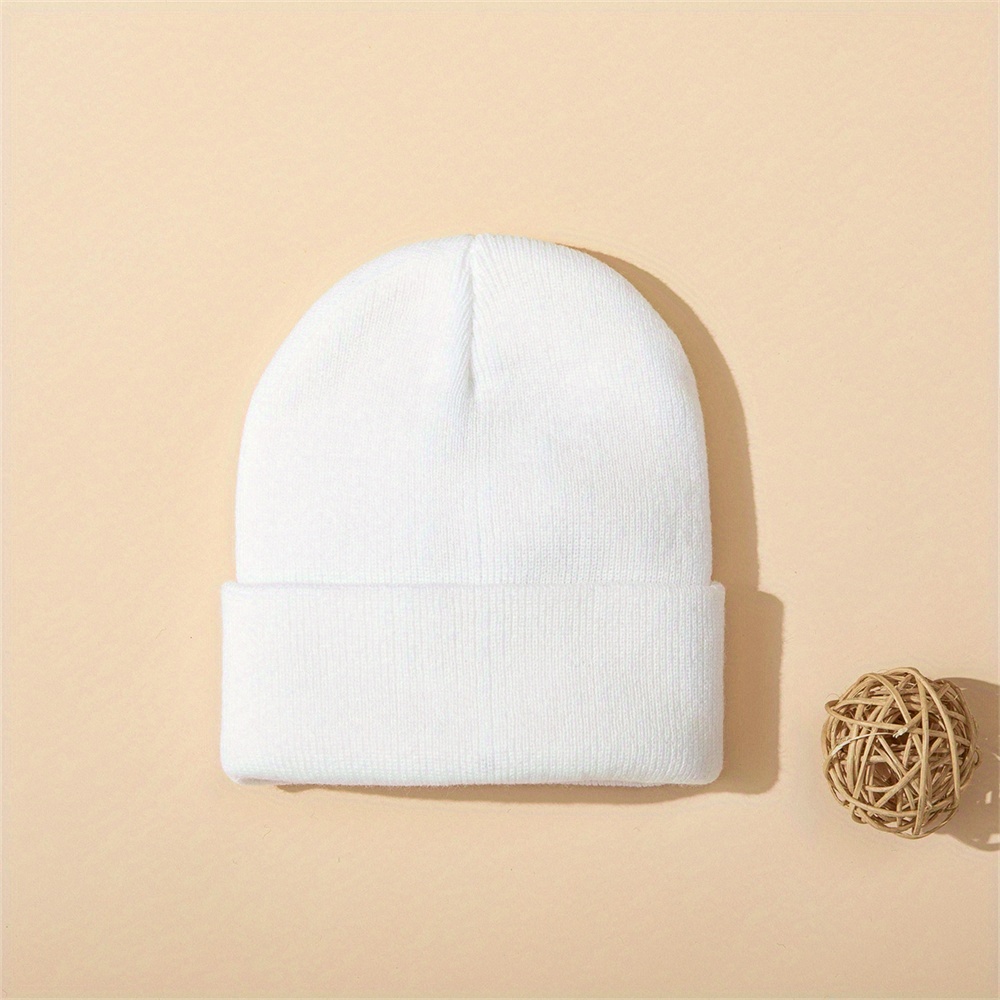 4pcs Baby Hat Knit Cuffed Bean - Beanie Cuffed Knit ulasan dan harga