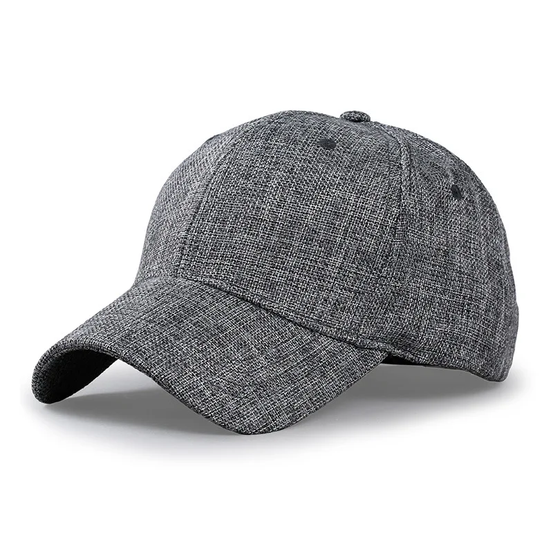 Oversize XXL Faux Linen Men Wo - Baseball Cap Structured ulasan dan harga